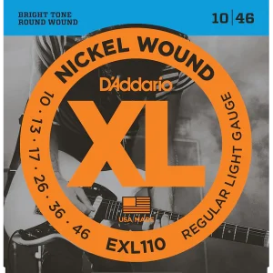 Set Cuerdas Guitarra Eléctrica 0.10 D'Addario EXL110