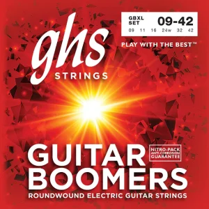 Set Cuerdas Guitarra Eléctrica 0.09 GHS Boomers